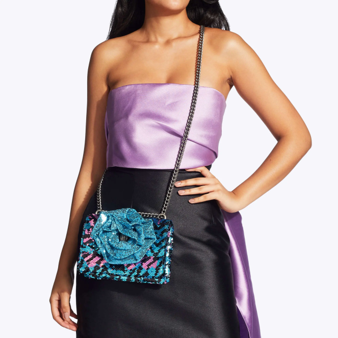 Kurt Geiger mujer bandolera pequeña london shoreditch 2LPR126 | bolsas turquesa